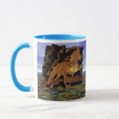 IJslands Paard Set in steen Mok (Links)