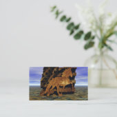 IJslands Paard Set in steen Visitekaartje (Staand voorkant)