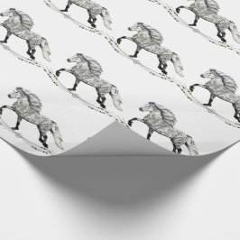 IJslands Paardengras Cadeaupapier
