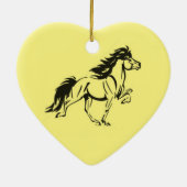 IJslands paardenkeramisch Ornament (Achterkant)