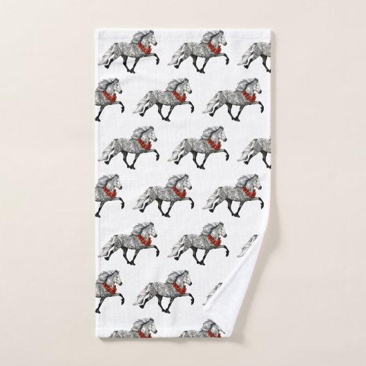 IJslands paardenkerst Bad Handdoek (Handdoek)