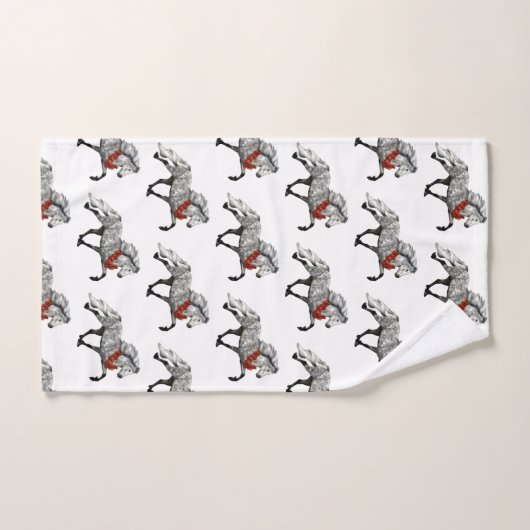 IJslands paardenkerst Bad Handdoek (Handdoek)