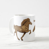  IJslands Paardentol Koffiemok (Voorkant links)