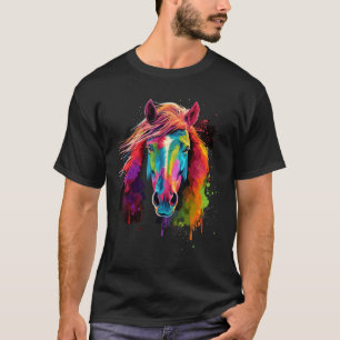 IJslands paardrijen dressuur springen paard T-shirt