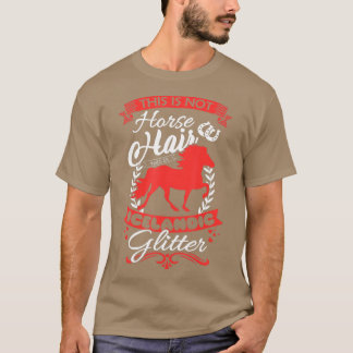 IJslands Pony PaardenGezegde Funny Girls Women Hor T-shirt