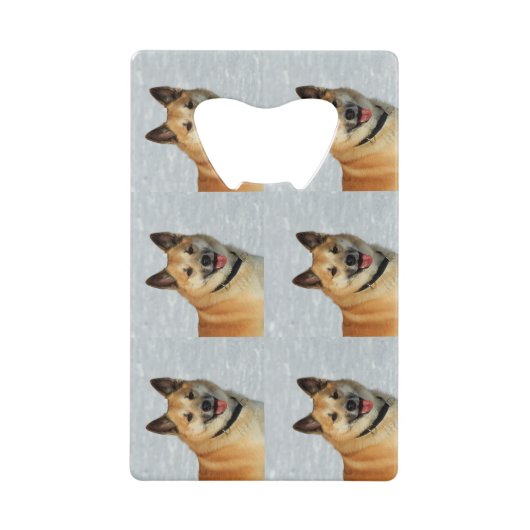 IJslands Sheepdog20150904 Creditkaart Flessenopener (Voorkant)