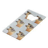 IJslands Sheepdog20150904 Creditkaart Flessenopener (Voorkant Gekanteld)