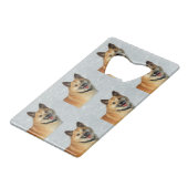 IJslands Sheepdog20150904 Creditkaart Flessenopener (Achterkant Gekanteld)