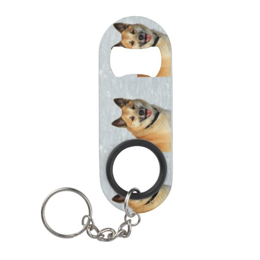 IJslands Sheepdog20150904 Sleutelhanger Flessenopener (Voorkant)