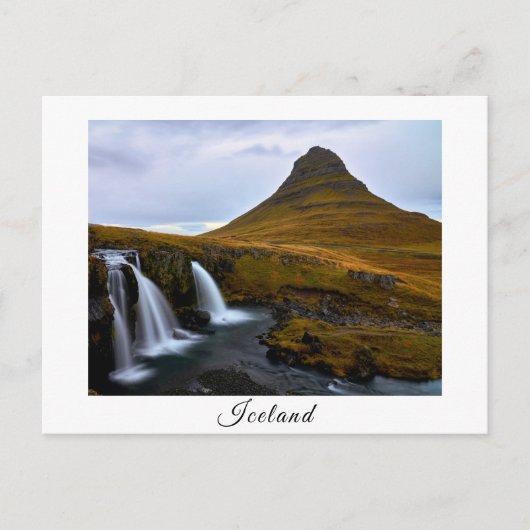IJslands souvenir briefkaart (Voorkant)