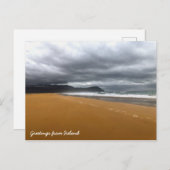 IJslands strand Briefkaart (Voorkant / Achterkant)