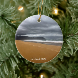 IJslands strand - keramische versiering Keramisch Ornament