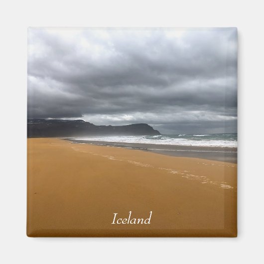 IJslands strandmagneet Magneet (Voorkant)