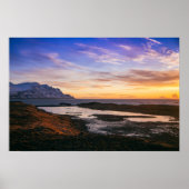 IJslands Sunrise I Poster (Voorkant)