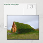 IJslands Turf House Briefkaart (Voorkant / Achterkant)