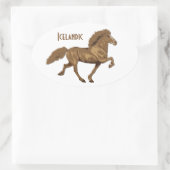  IJslands van 1930 Ovale Sticker (Tas)