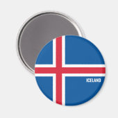 IJslands Vlag charmerend Patriottisch Magneet (Voorkant / Achterkant)
