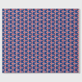 IJslands Vlag Honeycomb Wrapping Paper Cadeaupapier (Vlak)