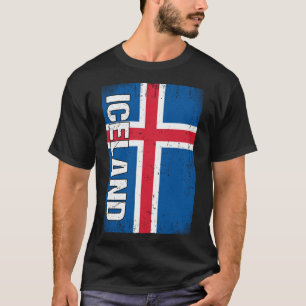IJslands Vlag IJsland T-shirt