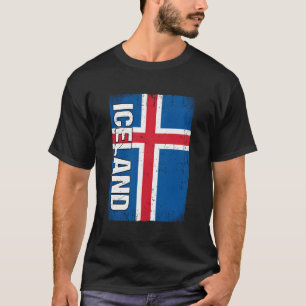 IJslands Vlag IJsland T-shirt