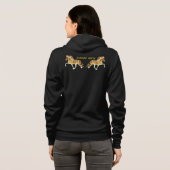 IJslands vuurpaard Hoodie (Achterkant volledig)