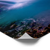 ijslands waterval poster (Hoek)