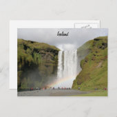 IJslands watervalBriefkaart Briefkaart (Voorkant / Achterkant)