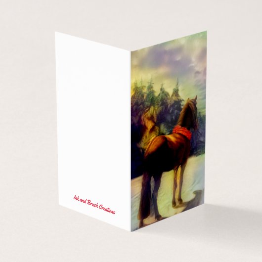 IJslands Winter Wonderland Kaart (Buitenkant)