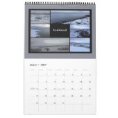 IJslands winterlandschap Kalender (Mar 2027)