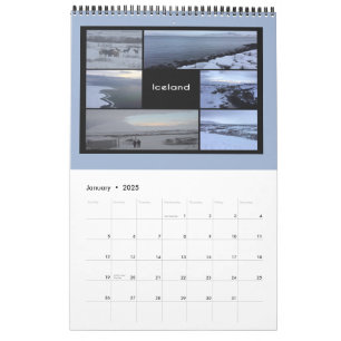 IJslands winterlandschap Kalender