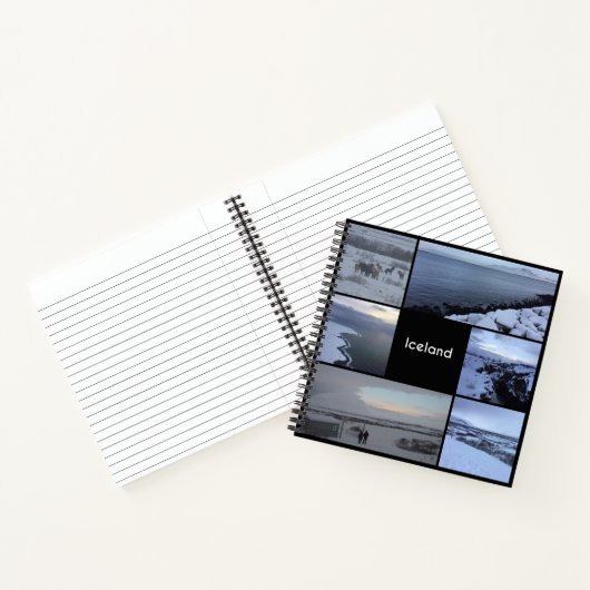 IJslands winterlandschap Notitieboek (Binnen)