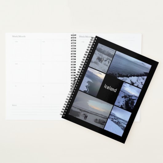 IJslands winterlandschap Planner (Display)