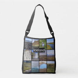 IJslands zomerlandschap Crossbody Tas