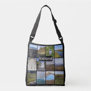 IJslands zomerlandschap Crossbody Tas