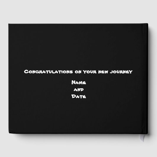 IJslands zomerlandschap Gastenboek (Achterkant)