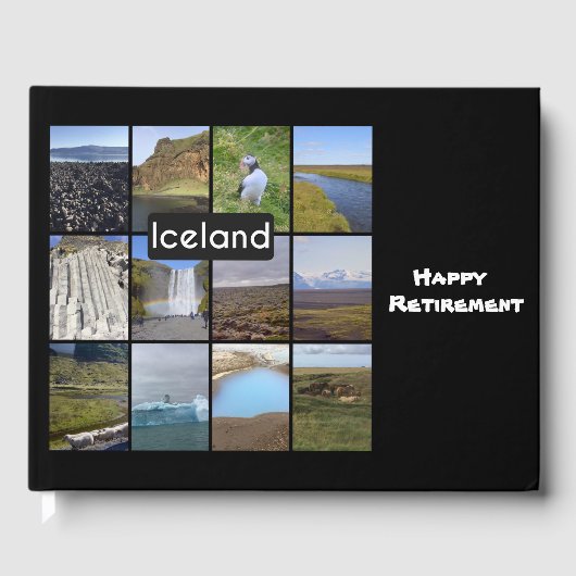 IJslands zomerlandschap Gastenboek (Voorkant)