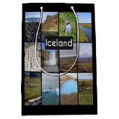 IJslands zomerlandschap Medium Cadeauzakje (Voorkant)