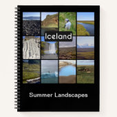 IJslands zomerlandschap Notitieboek
