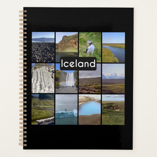 IJslands zomerlandschap Planner (Voorkant)