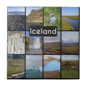 IJslands zomerlandschap Tegeltje (Voorkant)