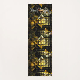 IJslandse Abstract Gait Golden Diamond Yogamat