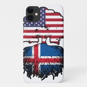 IJslandse Amerikaanse Verenigde Staten Case-Mate iPhone Case