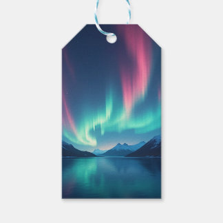 IJslandse Aurora Cadeaulabel