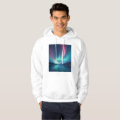 IJslandse Aurora Hoodie (Voorkant volledig)