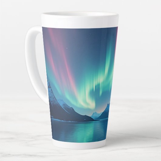 IJslandse Aurora Latte Mok (Linkerhoek)