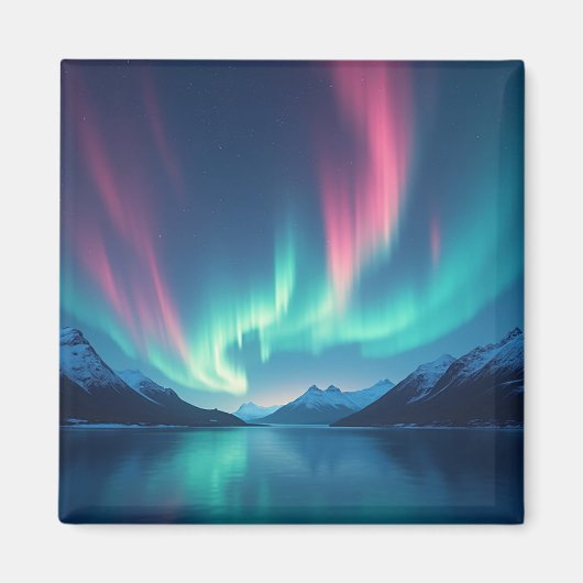 IJslandse Aurora Magneet (Voorkant)