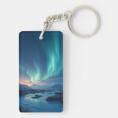 IJslandse Aurora Sleutelhanger (achterkant)