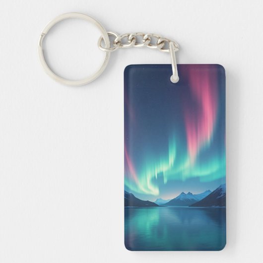 IJslandse Aurora Sleutelhanger (Voorkant)