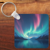 IJslandse Aurora Sleutelhanger (Voorkant)