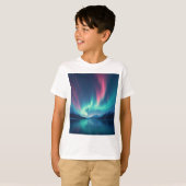 IJslandse Aurora T-shirt (Voorkant volledig)